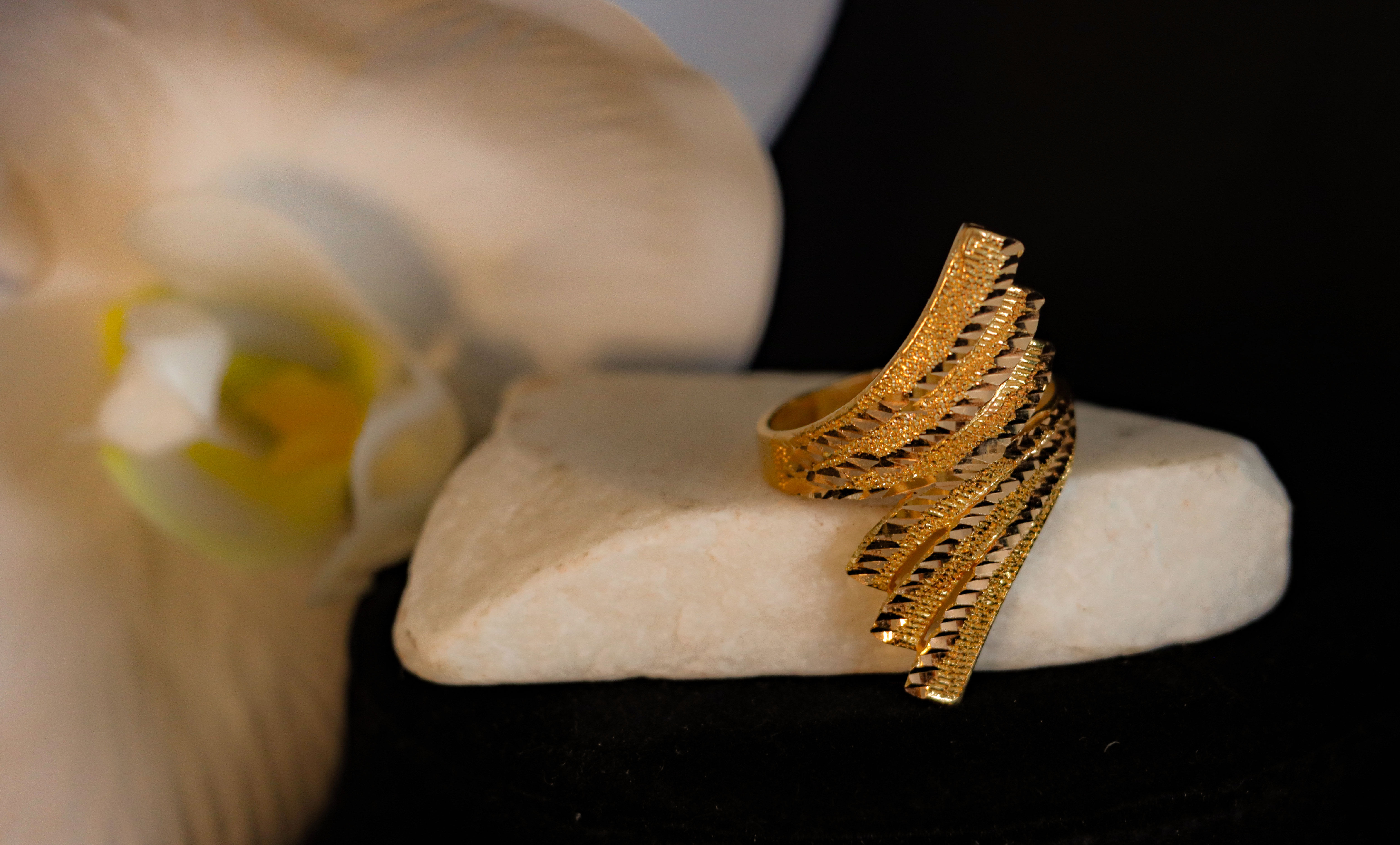 Deposit gold ring 21K