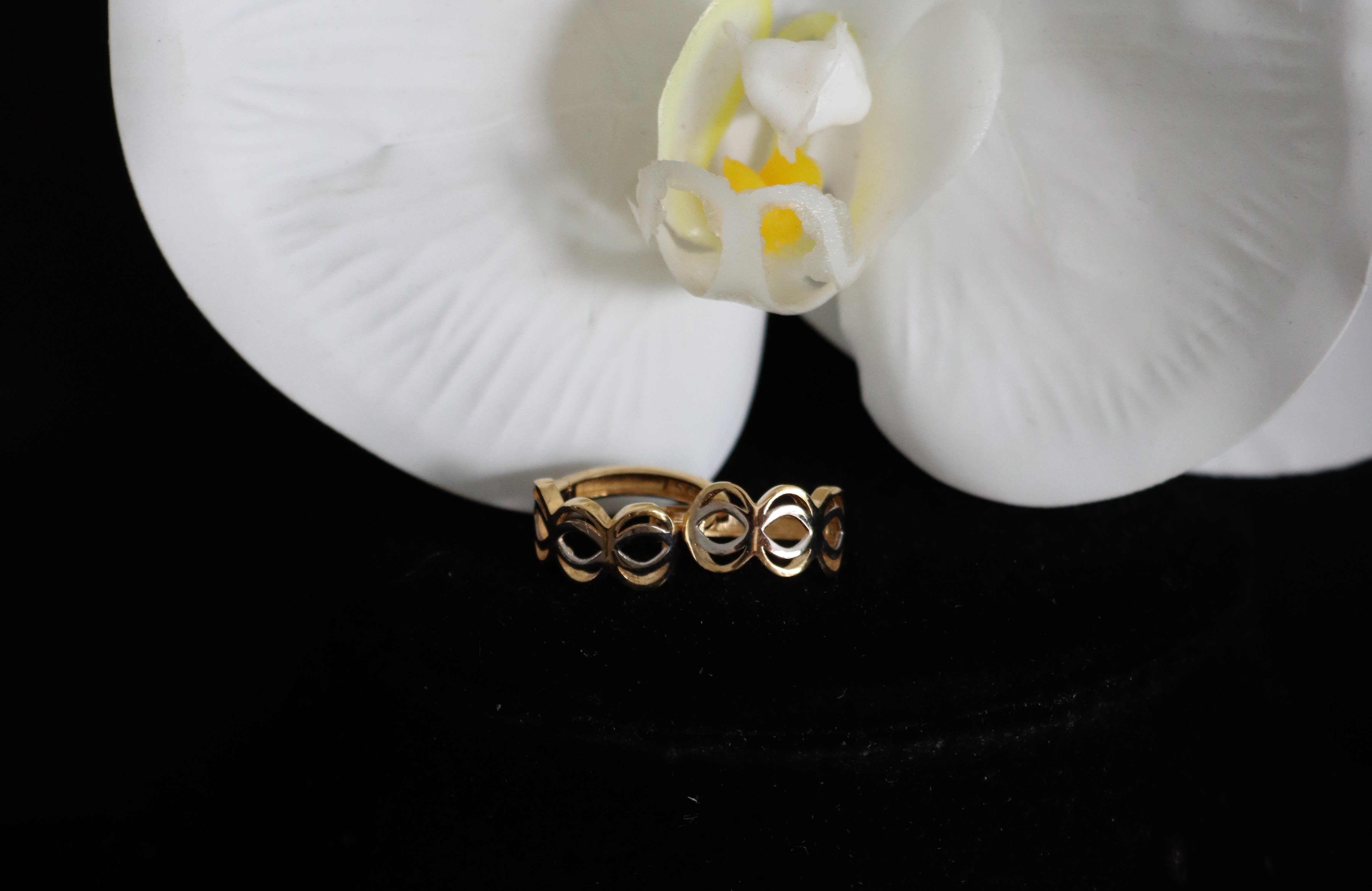 trinity earrings 21K