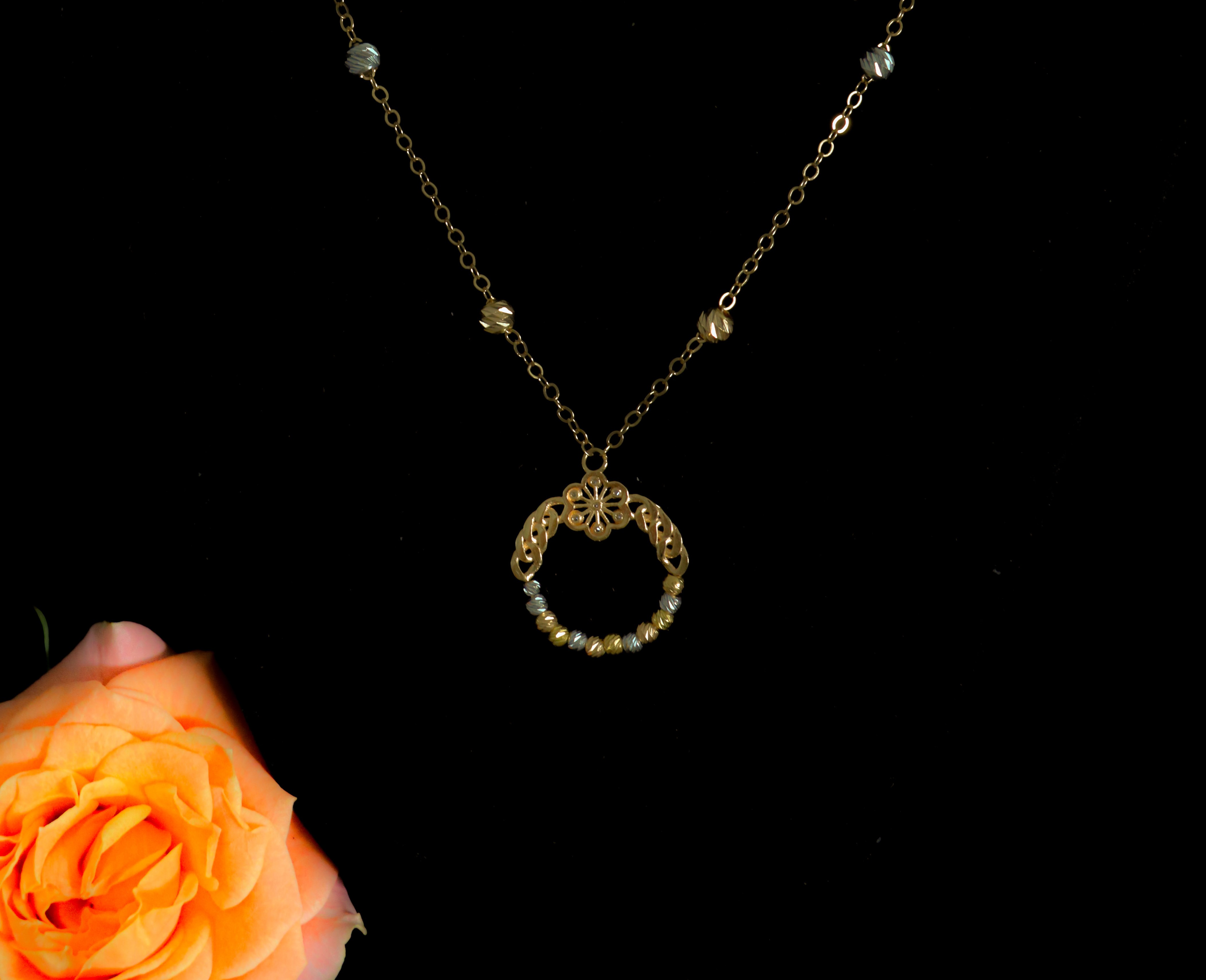 serenity circle necklace
